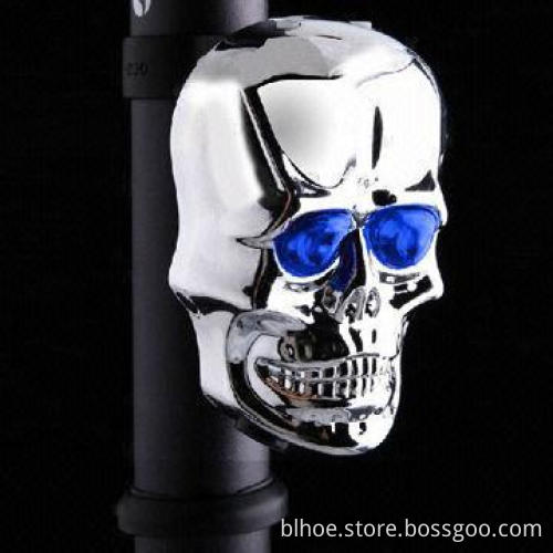 Bicycle skull laser tail bicycle parallel lines, The taillights cycling equipment head laser light